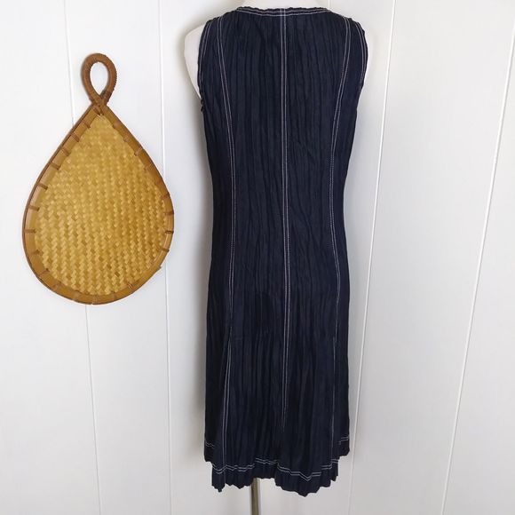 🌷Simon Chang Chambray jean zipper mini dress - Picture 3 of 8